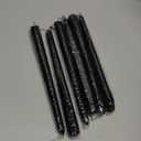 12PCS 10-Inch Black Bleeding Taper Candles,Vampire Tears Taper Candles- Unscented Ideal for Halloween, Christmas, Rituals, and Themed Party Decor