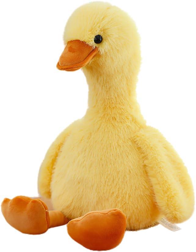 Duck Stuffed Animal, Stuffed Duck Plush Toys, Birthday for Kid Boys Girls (10inch-Yellow)