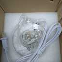 Touch Bedside Lamp, Mini Stepless Dimmable Table Lamps for Bedroom for Night Stands, Small Desk Lamp with Brightness Memory, USB Charging Ports, Warm LED Bulb, White, Cylindrical Shape, 1 Set