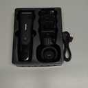 kensen Body Hair Trimmer for Men - Groin & Pubic Hair Trimmer with Ceramic Blades, Manscape Body Shaver for Men with LED Light Ball Shaver IPX7 Waterproof Wet/Dry Rechargeable Body Trimmer Mens Gift (Black)