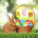 3 x Easter Tree Decorations,Hanging Easter Egg Ornaments for Tree Decorations Indoor Outdoor 12Pcs