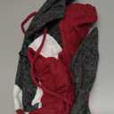 VISLILY Plus-Size-Hoodies for Women Casual Color Block Sweaters Long Sleeve Pullover Sweatshirts Cute Loose Tops with Pocket M