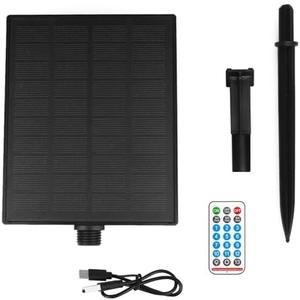 Ambience Pro Replacement Solar Panel – Compatible only with FESTIA Outdoor String Rope Lights Dimmable Remote LED Edison Vintage Bulbs Waterproof for Backyard and Patio Lights Commercial Grade