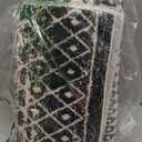 Moroccan Washable Rug for Entryway, 2x4 Black Distressed Non-Slip Door Mat Indoor Entrance, Soft Low-Pile Accent Rug Boho Area Rug for Bedroom Bathroom Kitchen