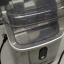 EUHOMY Nugget Ice Makers for Countertop with Ice Scoop & Basket, Self-Cleaning Sonic Pebble/Pellet Ice Maker Machine with 35lbs/24H Soft Ice for Home/Kitchen/Office, Stainless Steel, Silver