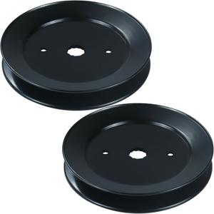 2 Pack 153535 Pulley Mandrel Craftsman Replaces 129861 173436 177865 539112171 21546127 for Husqvarna 54" Z254 Z248F YTH24V48 YTH18542 RZ5426 RZ5424 MZ54 Craftsman LT1000 LT2000 Tractors