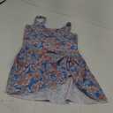 Jolyshlid Girls One Piece Swimdress Floral Skirt Bathing Suit Swim Hawaiian Beach Swimwear 13-14Y