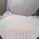 Autoamerics 1-Piece Windshield Sun Shade - Holographic Print Foldable Car Front Window Sunshade for Cars SUV Truck - Heat Blocker Visor Protector Blocks Max UV Rays and Keeps Your Vehicle Cool - Large (LARGE = 64 x 33.5 inches)