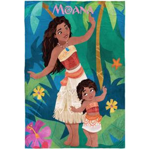 Jay Franco Kids Plush Throw Blanket  Soft & Comfy Throw for Couch or Bed  Cozy Home Dcor for Living Room & Bedroom, Multi - Moana, 46x60 - Throw Blanket