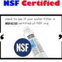 HAF-CIN/EXP Refrigerator Water Filter Compatible with DA29-00020B & DA97-08006A-1 Carbon Block Filtration, 99% Contaminant Reduction Fresh Drinking Water 6-Month Life (2 Pack)