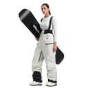 GSOU SNOW Womens Baggy Snowboard Pants Ski Bibs Snow Loose Overalls Waterproof Windproof Insulated Warm M