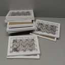 HappyHapi 5x7 Picture Frames Set of 10, White Picture Frames Display Pictures 4x6 with Mat or 5x7 Without, Tabletop or Wall Display, Multi Photo Frames Collage (White)