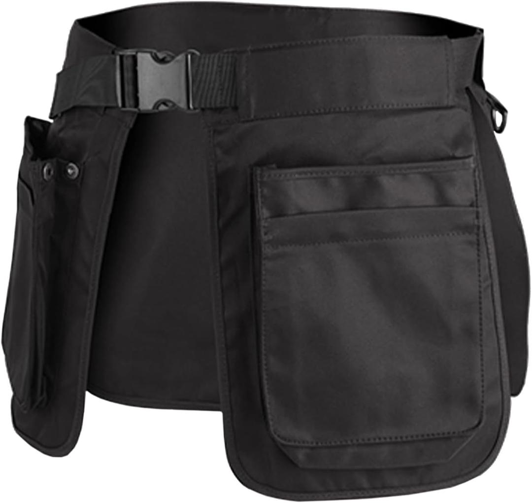 Multi-pocket Waist Belt Tool Apron Bag for Men/Women, Adjustable Belt Apron for Pet Trainer, Garden Tools Organizer, Waiter, Hair Stylist