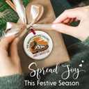 2 x SOL VIBES Hiking Christmas Ornament - Mountains are Calling Decorations, Hiker Boot Ornament - Nature Lover Holiday Decor, Outdoorsman Keepsake, Xmas Gift Ideas for Hikers, Campers, Travelers