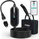 Level 1/2 Tesla Charger(WIFI APP/Plug-play), 16A, 25ft Cable ETL Certified, 240V NEMA 6-20P Plug & 120V 5-15P Adapter, NACS Connector, Portable Electric Car EV Charger for Tesla Models Y/X/3/S