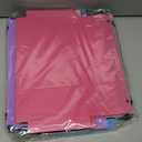 Extra Capacity Plastic Hanging File Folders,12 Pack Reinforced Expanding Hang Folder Letter Size,Accordian Pocket,Heavy Duty 2 Inch Expansion,Hanging Folder Organizer for Office Home,Assorted Colors