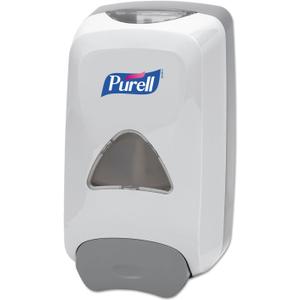 PURELL FMX-12 Push-Style Hand Sanitizer Foam Dispenser, Dove Grey, for 1200 mL PURELL FMX-12 Hand Sanitizer Foam Refill (Pack of 1) - 5120-06