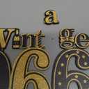 4 Pcs 60th Birthday Table Decorations Vintage 1966 Black Gold Birthday Party Centerpieces Aged to Perfection 60th Birthday Decorations Cheers to 60 Years Table Topper Wooden Decor for Men 60 Years Old