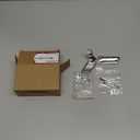 Metal Interior Door Handle Repair Kit (Chrome) | Compatible with Mercedes Benz W204 X204 C230 C250 C280 C300 C350 C63 GLK250 GLK280 GLK300 | Inside Inner Front or Rear Left Driver Side Door Lever