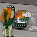 BINSUNS St. Patrick's Day Gnomes Plush - 2Pcs Green Irish Leprechaun Tomte Gnomes Doll St Patricks Day Decorations - Elf Standing Decor Table Ornaments Gnomes Decorations for Shelve