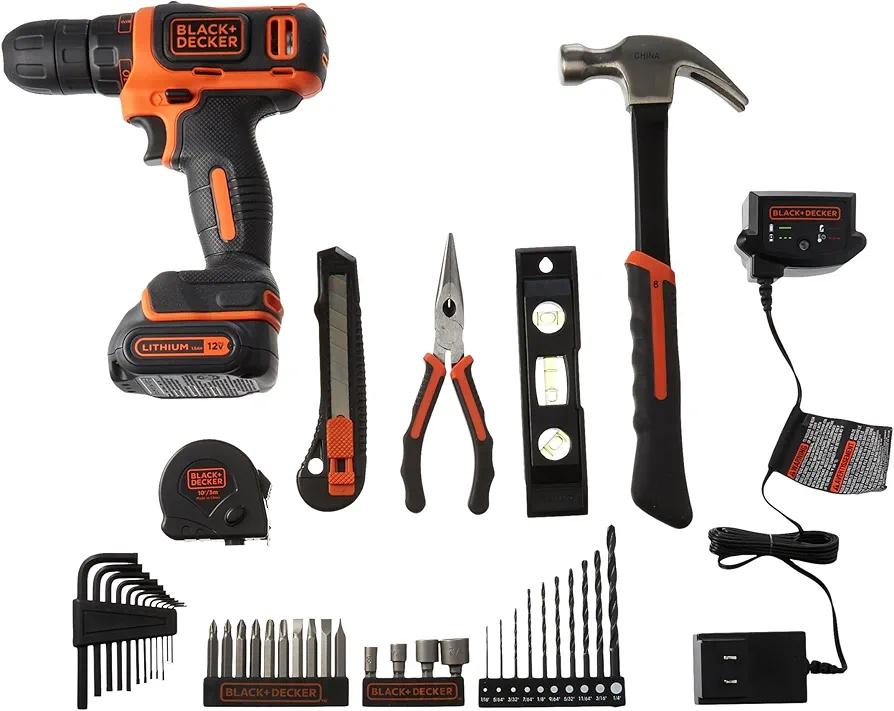 Black & Decker BCPK1249C 12V Home Project Kit
