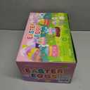 [6 Surprise Golden Eggs] 150 Pack 3 Inch Large Easter Eggs, Empty Easter Eggs Fillable, Bright Colors Plastic Eggs Bulks for Easter Hunt, Easter Party Favor, Basket Stuffers Fillers