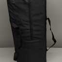 5-in-1 Pack and Play, Baby Bassinet Bedside Sleeper with U-Shaped Diaper Changer, Portable Toddler Playard for Newborn Toddlers, Baby Crib with 4 Adjustable Height, Carry Bag,Easy to Install (Black)