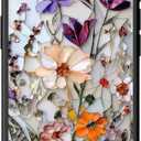 DEENAKIN for iPhone 16e Case Cute, Translucent Matte Floral Cover | Compatible with Magsafe,Trendy Aesthetic Cool Retro Western Coquette Protective Slim Phone Cover for Women Girls