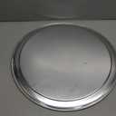 New Star Foodservice Aluminum Wide Rim Pizza Tray Pizza Pan (Silver, 18-Inch)