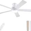 ceiling fan (52 Inch, White)
