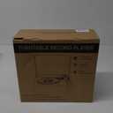 Vinyl Record Player with Speakers Vintage Turntable for Vinyls Records Belt-Driven Turn Table Support 3-Speed, Wireless Playback, Headphone, AUX-in, RCA Line LP Phonograph for Sound Enjoyment Black