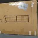 3-Pack 2'x5.5' Ft Gridwall Panel Display Stands Heavy Duty Floor Standing Retail Display Rack with Triangle Base for Retail Art Show with 20 Hooks