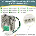 Upgraded 297309000 297250000 Refrigerators Evaporator Fan Motor - Compatible with Frigi-daire Elec.trolux Cro-sley Refrigerator Replaces 297309000 AP4368950 216934100 216914200 by AMI PARTS