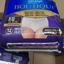 Always Discreet Boutique Incontinence and Postpartum Underwear for Women, Maximum Protection, Small/Medium, Rosy, 48 Count (4 Packs of 12)