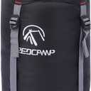 REDCAMP Nylon Compression Stuff Sack, Ultralight Sleeping Bag Compression Sack Great for Camping, Backpacking, Hiking, Black XL