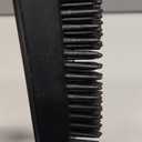 Heated Ionic Hair Straightening Brush for Men - 5 Temperature Settings, Anti-Scald, Beard Shaper & Travel Bag