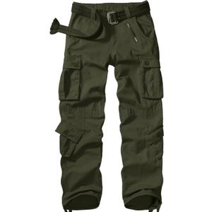 Men's BDU Casual Military Pants, Tactical Wild Army Combat ACU Rip Stop Camo Cargo Work Pants Trousers with 8 Pockets (29)