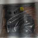 Bluetooth Record Player with RGB Lights, 3-Speed Belt-Drive Turntable with Built-in Stereo Speakers, Bass/Treble Control, Auto Stop, AUX in/Out, RCA Out, Retro Wood Vinyl Player for Home & Gift Use