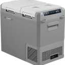 GES55 Portable Freezer,Dual Zone 12 Volt Car Refrigerator,43QT(41L) 12v cooler Fast Cooling Fridge, with 12/24V DC 100-240V AC for Camping, Outdoor, Travel, RV, Truck