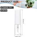PATIKIL 2ml Glass Mini Perfume Sample Bottles, 36 Pcs Fine Mist Refillable Empty Mini Spray Bottle Fragrance Sample Bottles Sprayer for Perfume Travel Liquid Essential Oil, White