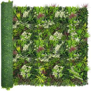 ODTORY Artificial Plant Wall Panels: 70"x120" UV-Anti Faux Grass Wall Backdrop Boxwood Ivy Fence Privacy Screen Fake Greenery Leaf Hedge for Outdoor,Indoor,Garden,Backyard and Home Decor