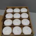 48 Pack White Floating Candles 3 inch Unscented Floating Candles for Centerpieces 8 Hours Long Burn Time-3 Floating Candle Bulk for Wedding Cylinder Vases