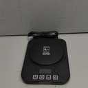 Sourdough Starter Warmer Mat - 24H Timer - Precise 1F Thermostat Control (70-100F) - Smart Memory Warming On/Off - Fits Jars Up to 40oz - Perfect for Home Baking (Black)