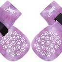 EXPAWLORER Anti Slip Dog Socks to Prevent Licking Paws, Dog Shoes for Hot Pavement, Dog Booties for Small Medium Large Senior Dogs, Traction Control Boots & Paw Protectors for Hardwood Floors XS