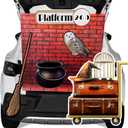 JOYIN Halloween Magic Platform Theme Decorations Kit with Digital Stickers, Cutout and Tablecloths Trunk or Treat Decorations for Car Archway Garage Door Haunted House Decor