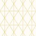 My Style Lennon Gold Geo Peel and Stick Wallpaper