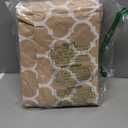 Smiry Rectangle Picnic Table Cover, Waterproof Elastic Fitted Camping Tablecloths for 8 Foot Tables, Wipeable Flannel Backed Vinyl Tablecloth Protector for Indoor, Outdoor (Khaki, 36x96 Inches)