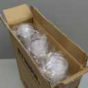 250 Pack 9 oz Clear Plastic Cups, Disposable Cups for Party, Sturdy & Food Safe Plastic Wine Cups for Cocktail, Juice, Punch (9oz 250pack)