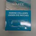 MAREE Hydrating Under Eye Patches for Puffy Eyes and Dark Circles  Marine Collagen & Caffeine Eye Patches  Brightening Eye Patche with Niacinamide  Depuffing Eye Mask for Dark Circles and Puffiness (8 Fl Oz (Pack of 1))