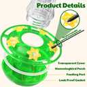 Birdream Hummingbird Feeders for Outdoors, 15oz Hanging Hummingbird Feeders Ant Proof, Easy to Clean and Maintain, Gift for Bird Lover, Green (2 Pack)